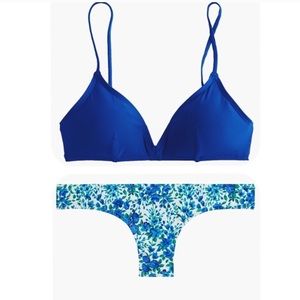 J Crew Floral Bikini Bottoms